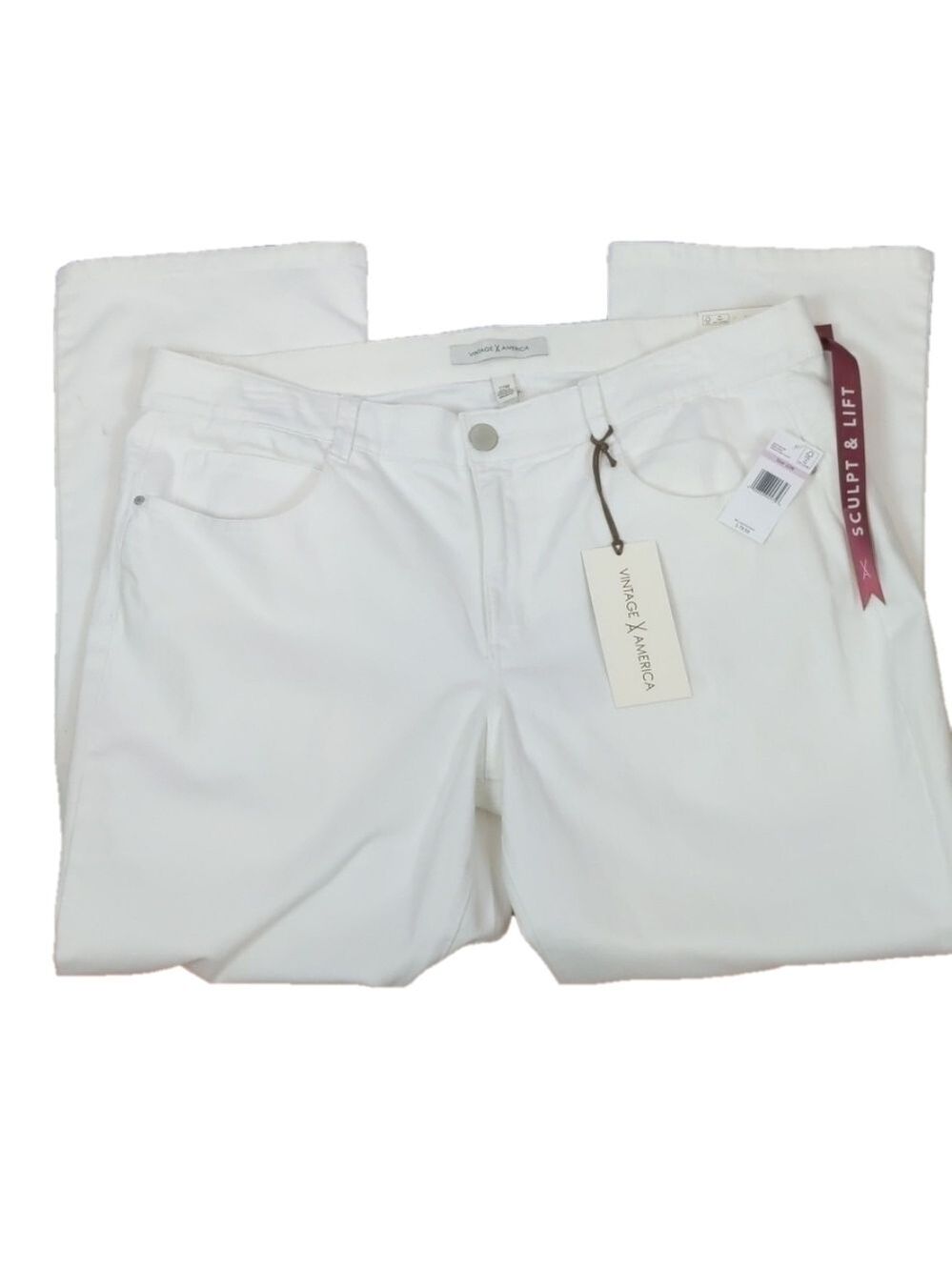 Vintage america white jeans sculpt lift jeans 22w